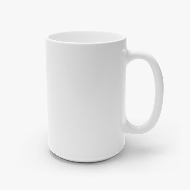 White Ceramic Mug, 11oz and 15oz